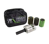 Demon United Alpine Ski Roto Brush Kit- Roto Brush Handle Axle- Includes 3 Brushes: Nylon, Brass, Horsehair and 133 Gram Wax
