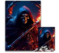 Demon Warrior Jigsaw Puzzles for Adults 1000 Piece Jigsaw Puzzles Ideal for Lover Perfect Christmas New Year Valentine's Gift 1000 PCS(75x50cm)