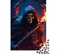 Demon Warrior Jigsaw Puzzles Game Adult 500 Piece Jigsaw Wooden Creative Jigsaw Puzzle Decompressing Game 500pcs (52x38cm)