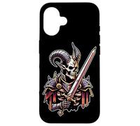 Demon Warrior King of Hell Devil Sword Case for iPhone 16