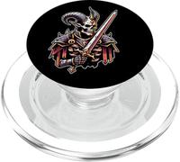Demon Warrior King of Hell Devil Sword PopSockets PopGrip for MagSafe