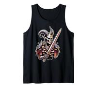 Demon Warrior King of Hell Devil Sword Tank Top