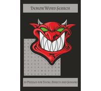Demon Word Search Book Puzzle: Word Searches with Easy to Read Print about Demons & The SuperNatural/ 6x9 inches, 110 pages / Presents, Anxiety Relief, Free Time & Relaxation
