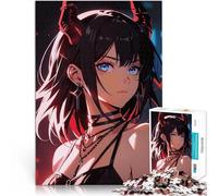 Demonic Anime Girl1000 Piece Jigsaw Puzzles for Adults Learning Educational Toys Family Games Funny Gift 38x26cm