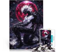 Demonic Bloodmoon Dragon2000 Piece Jigsaw Puzzle for Adults Family Game for and with Fully Interlocking Randomly Shaped Pieces 70x100cm