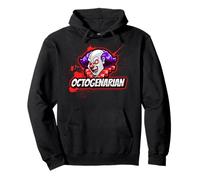 Demonic Clown God 80th Birthday Octogenarian Pullover Hoodie