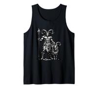 Demonic Guardian Azazel and His Goat Companion Tank Top