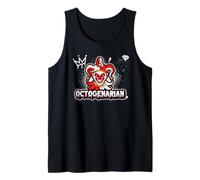 Demonic Halloween Clown God 80th Birthday Octogenarian Tank Top