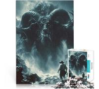Demonic MonsterJigsaw Puzzles for Adults 1000 Piece Brain intelligence challenge addictive toys Gift For Birthdays 38x26cm