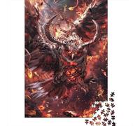 Demonic Owl From Hell 1000-Piece Jigsaw Puzzle for Adults, 52x38cm/1000pcs, Screen-Free Activity, Relaxing Indoor Time And Quiet Weekends