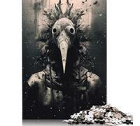 Demonic Plague Doctor Puzzles 1000 Pieces Wooden Puzzles for Adults & Teenager Learning Educational Toys 1000pcs (75x50cm)