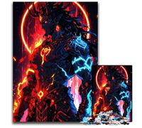 Demonic Warrior Art Adult Jigsaw Puzzles 1000 Pieces Paper Puzzles Perfect Home Or Office Decor Ideal 1000 PCS(38x26cm)