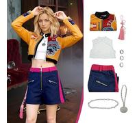 DemonPop H_Hunters Costume RumiCosplay Costume For Adults Hunters Pop Singers Rumi1 Idol Stage Role Play DemonHunters Outfits Halloween Dress Up For Women(Clothes + Accessories, XS-3XL)