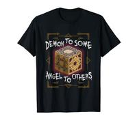 Demons & Angels - Distressed Goth Horror Puzzle Shirt T-Shirt