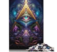 Demon's Eye 500 Piece Jigsaw Puzzles for Adults | | Family Fun Jigsaws Puzzles for Adults Gifts Intellectual Games 500pcs (52x38cm)
