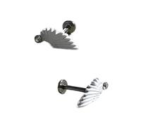 Demons Shape Earrings Easy Maintenance Everyday Wear Fashionable Women Accessory Alloy Texture for Fashion Look Ear Piercings