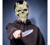 Demons Skeleton Mask,Old Bones Mask,Of Funny Costume(white A,One Size)