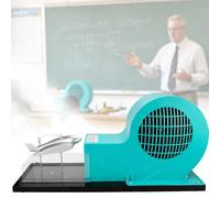 Demonstration model of the principle of aircraft lift; features button-controlled airflow adjustment; a wind tunnel physics experiment model and classroom teaching aid