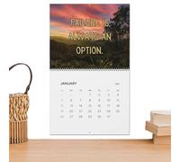 Demotivating Desk Calendar 2025, It Could Always Get Worse Inspirational Calendar, Tear-Off Desk Calendar, Simplified Calendar, Monthly Academic Planner Made of Thick Paper, Deco
