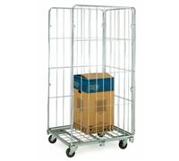 Demountable Roll Container; 3 Sides; Height mm: 1530; 500kg; Silver