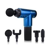 DEMPOWER Muscle Massage Gun, 6 Speed Cordless Handheld Deep Tissue Neck Back and Muscle Massage Gun, Super Quiet Rechargeable Device, Massage Gun for Cellulite, Leg Muscle Aches, Gift (Blue)