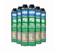 Demsun 6 Pcs 850 ml P90 Acoustic & Thermal Expanding Foam, Gap Filler, Soundproofing Spray, Professional PU Sealant Bundle for Walls & Cavities