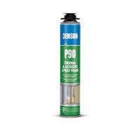 Demsun 850 ml P90 Acoustic & Thermal Expanding Foam Kit with Gun & Cleaner, Gap Filler, Soundproofing Spray, Professional PU Sealant Bundle for Walls & Cavities