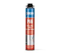 DEMSUN P66 Professional Foam 750ml - High Yield Polyurethane Foam, Thermal & Acoustic Insulation, Waterproof, Overpaintable, Mould-Proof, Fire Class B3, Ideal for Gaps, Joints, Doors & Windows