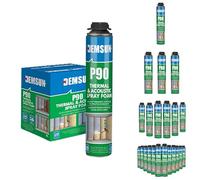 Demsun P90 Expanding PU Foam 3-Pack - High Expansion Insulation Foam, Gap Filler, Crack Sealant, Soundproof & Thermal Spray, Moisture Resistant, Paintable for Walls, Roofs, Floors & DIY