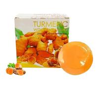 Demsyeq 2 Pieces 50g Turmeric Honey Soap Turmeric Soap For Face Organic Face Wash Soapy Bar Moisturizing Facial Bar Soapy Natural Hydrating Body Mild Cleaning For Women Men