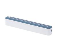Demsyeq 36.5x5.5x5cm Aluminum Foil Dispenser with Cutter Foil Cutter Plas-tic Wrap Dispenser with Cutter Reusable Food Cling Wrap Film Cutter Organizer Dispenser for Tin Foil Wrap
