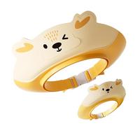 Demsyeq Baby Bath Shower Hat,Foldable Cartoon Visor Shampooing Ear Protection Head Wash Hat - Kid Showering Supplies for Boys and Girls Hair Washing Protection