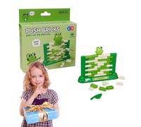 Demsyeq Brick Wall Game,Interactive Fun Stacking Toy | Kid Brick Wall Challenging Game | for Children Develop Skill Family Play Home Kindergarten Tabletop Classroom