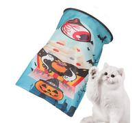 Demsyeq Cat Toy Tunnel Nest, Cat Toy Halloween Pattern Tube Tunnel With Ball, Cats Toys Tunnel Tube with Balls for Small Rabbits Puppies Dogs