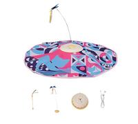 Demsyeq Cat Toys | Interactive USB Rechargeable Teaser - Automatic Motion Pet Chasing Toys | for Kitten Small Large Breed Room Indoor Outdoor Backyard Home Travel Park Bedroom Balcony