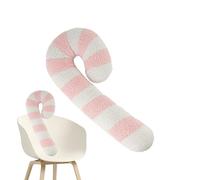 Demsyeq Christmas Decorative Pillows - Soft Skin-Friendly Plush Cushion | Decorative Candy Cane Throw Pillows | for Chair Sofa Living Room Dorm Apartment Den Kid Room Yoga Holiday