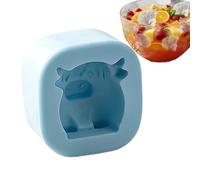 Demsyeq Cow Ice Mold | Easy Release Cow Ice Mold for Whiskey,Mini Animal Mould,for Home Kitchen Barbecue Summer Party Social Gatherings Coffee Lemonade Drinks