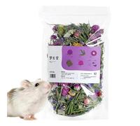 Demsyeq Flower Bedding Habitat Decor - Dried Flower Hamster Bedding - Natural Sprays Pet Accessories Odor Control Habitat Decor for Dwarf