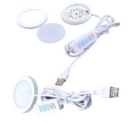 Demsyeq LED Light Kit - 2-Piece 5V USB Powered Adjustable - USB Powered LED Lamp Kit Cabinet Light | for Cabinet Wardrobe Model Jewelry Display Home Office Rv Bedroom