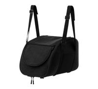 Demsyeq Pet Car Seat - Dog Bag Carrier for Car with Safety Belt - Ventilated Cat Carrier Bag for Travel, Driving, Taxi Ride Sharing, Road Trip, Daily Commute