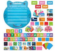 Demsyeq Pocket Calendar for Classroom | Cat Head Wall Calendar Chart for Elementary - Decorative Learning Board for Teacher Kids Decoration Education Elementary Kindergarten Study Home Bedroom