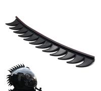 Demsyeq Rubber Mohawk Helmets Sticker - Mohawk Rubber Saw Helmets Stickers | Helmets Accessory Mohawk for Motorcycles, Sportbikes, Dirt-Bikes, Snowmobiles, Cruisers (Helmets Not Included)