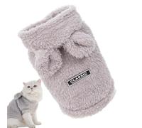 Demsyeq Warm Sweatshirt for Dogs | Soft Cat Winter Sweater | Cold Weather Cat Puppy Sweatshirt, Cute Bunny Ear Warm Dog Sweater for Cats Dogs