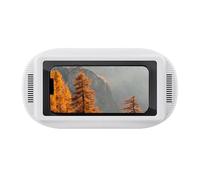 Demsyeq Waterproof Phone Holder for Shower,Rotatable Waterproof Wall Mount - Shower Phone Holder Speaker Wall Mount - for Bathtub Kitchen Apartment Gym Watching TV Calling Play Audio