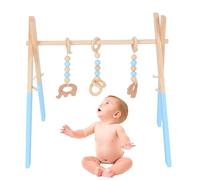 Demsyeq Wood Play Gym Toys - Eco-Friendly Pine Wooden Frame - Early Development Toys for Nursery Room, Room, Living, Early Childhood Education Center