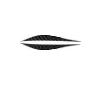 DEMULAX 1 Pair Carbon Fiber Black Car Headlight Eyelid Cover Trim Abs, For F30 3 Series F32 F31 F36 F34 F33 2013-2017 Car Headlamp Decoration Film