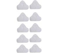 DEMULAX 10 Pack Replacement Steam Mop Microfiber Cloth Pad, for H2O Mop X5 Triangular Drag Steam Cleaner Replacement Parts