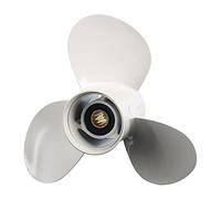 DEMULAX 11 1/8 X 13-G Aluminum Alloy 3 Blade Outboard Propeller, for YAMAHA, 40-60Hp Boat Propeller Replacement