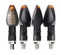 DEMULAX 14 Light Turn Signal Ligt Motorcycle Turn Signals 5000-6000K Amber Light Blinker 12V 24V M10 Bolt Motorbike Indicator(4PCS)