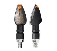 DEMULAX 14 Light Turn Signal Ligt Motorcycle Turn Signals 5000-6000K Amber Light Blinker 12V 24V M10 Bolt Motorbike Indicator(2PCS)